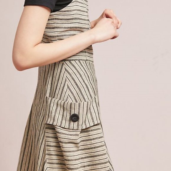 Anthropologie Eva Franco Stripe Utility Midi Dress - Picture 8 of 8